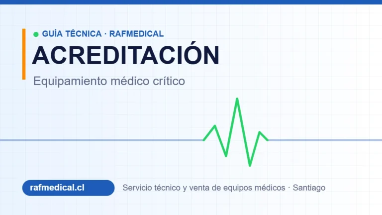 Portada guía técnica Rafmedical: acreditación en salud y equipamiento médico crítico