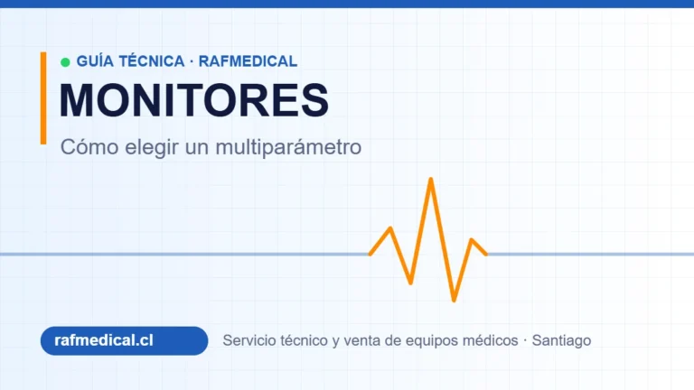 Portada guía técnica Rafmedical: cómo elegir un monitor multiparámetro