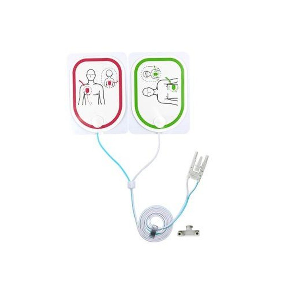 Electrodos desechables compatibles para DEA, adulto y pediátrico