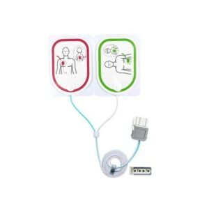 Electrodos desechables compatibles para DEA, adulto y pediátrico