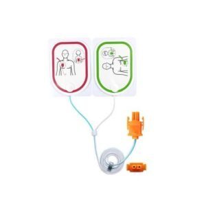 Electrodos desechables compatibles para DEA, adulto y pediátrico