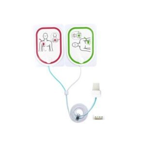 Electrodos desechables compatibles para DEA, adulto y pediátrico